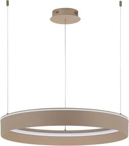 Lustra LED design circular OLIVIA bej D-78cm