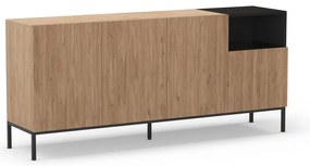 Comodă în culoare naturală 180x80 cm Cailin – Marckeric