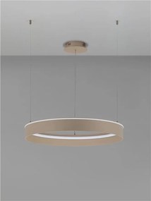 Lustra LED design circular OLIVIA bej D-78cm