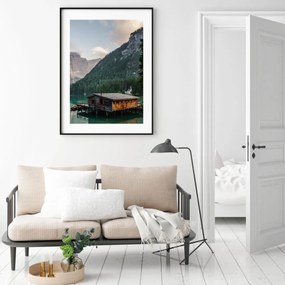 Poster - Cabana pe lac (A4)