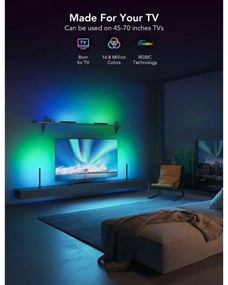 Govee - Panou SMART LED RGBIC 38 cm pentru TV 43-75" - set de 2 bucăți Wi-Fi
