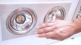 Spot incastrabil directionabil de tavan/plafon SIRO 2 WH