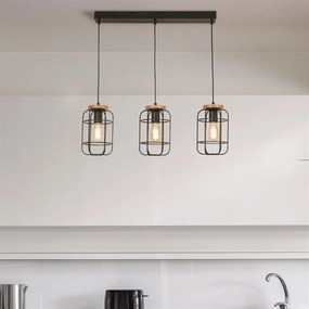 Lustra cu 3 pendule design geometric Vision Cage