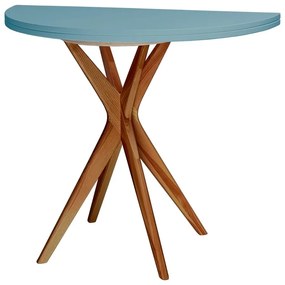 Masă de dining rotundă extensibilă 45x90 cm Jubi – Ragaba