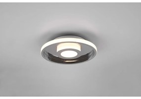 Plafonieră argintiu-lucios LED din metal ø 30 cm Ascari – Trio