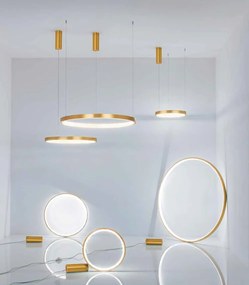 Lustra LED design modern circular ROTUNDA 60cm
