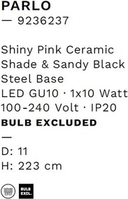 Pendul design minimalist PARLO roz