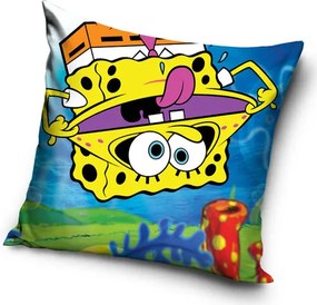 Față de pernă Sponge Bob Cu picioarele în sus, 40 x 40 cm