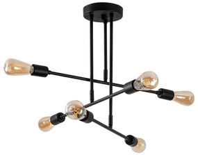 Lustră pe tijă FLOWER 6xE27/40W/230V