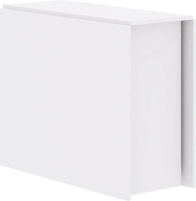 Masa Plianta Nova, Alb, 179 x 90 x 75 cm