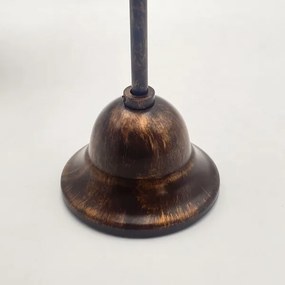 Lustră pe lanț RETRO 2xE27/60W/230V cupru/patină