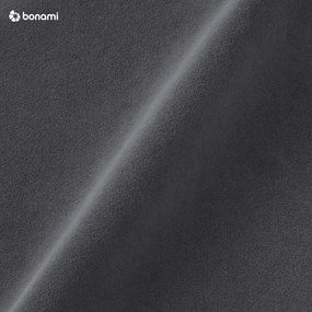 Canapea gri din catifea 237 cm Eden - Scandic