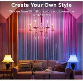 SET 2x bec LED RGBWW dimabil Govee E14/5W/230V 2700-6500K Wi-Fi