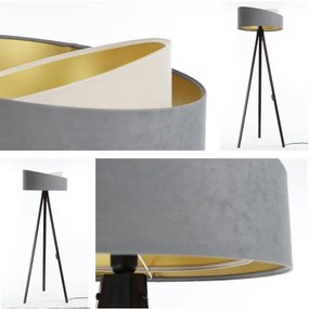 Lampă de podea GALAXY 1xE27/60W/230V gri/wenge