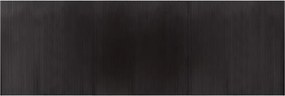 vidaXL Covor dreptunghiular, maro închis, 100x300 cm, bambus
