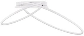 Lustra LED aplicata design modern minimalist KIKLOS alb