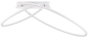 Lustra LED aplicata design modern minimalist KIKLOS alb