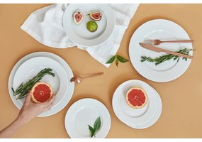 Set 12 farfurii de porțelan Bonami Essentials Imperio, alb