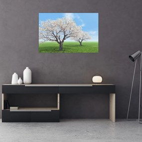 Tablou cu copaci (90x60 cm)