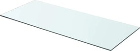 vidaXL Raft din sticlă transparentă, 70 x 30 cm