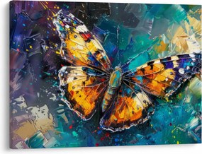 Tablou - Fluture, pictură în ulei (70x50 cm)