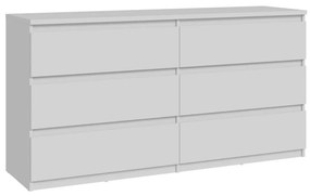 Comodă MAO cu sertare, albă