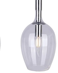 Lustră pe cablu TANGO 3xE14/40W/230V transparentă