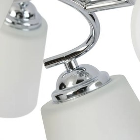 Lustră aplicată PAFOS 5xE27/15W/230V, crom lucios