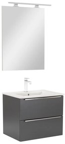 Mobilier complet de baie Vario Trim 60 antracit-antracit