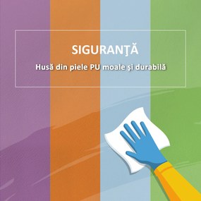 HOMCOM Set 4 Blocuri Moi pentru Copii 1-3 Ani, Spumă și Piele PU, Jucării de Cățărat, Multicolor | Aosom Romania
