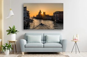 Tablou Canvas - Soarele pe canalele Veneziei
