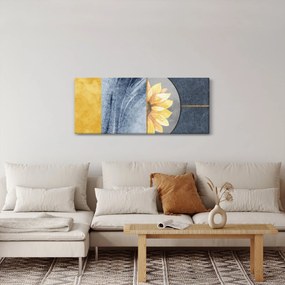 Tablou - Forme și flori (120x50 cm)