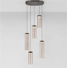 Lustra cu 5 pendule LED BRIELLE