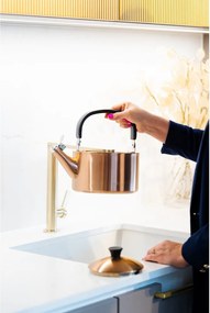 Ceainic arămiu din oțel inoxidabil 1,5 l Diamante – Vialli Design