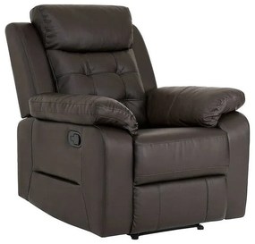 Fotoliu recliner Springfield 232 101x87x87cm, 46 kg, Maro, Piele eco