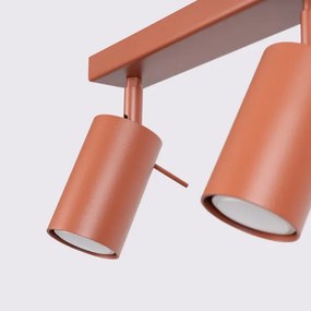 Spot Sollux SL.1511 RING 6xGU10/10W/230V roșu