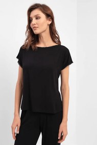 Pijamale femei NATHALIE din bambus L Negru / Black