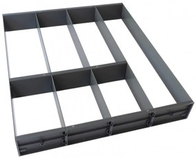 Set organizare sertare de 450 mm (Culoare: Gri antracit)