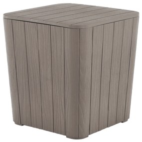 Cutie / masă de depozitare pentru grădină, gri, IBLIS