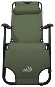 Scaun ajustabil pliabil verde/negru