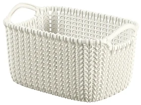 Coșuleț Curver 03675-X64 Knit XS 3 l,  crem, 3 l