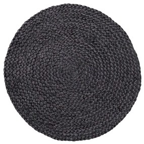 Suport farfurie din iută Södahl Ash ø 35 cm, negru