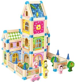 Set de construcție din lemn Castel - 2Kids Toys