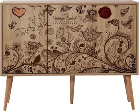 Comoda Mega 731, Vella, 120x36x94 cm, multicolor