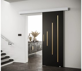 Uși culisante 70 cm Slavdro 3 (negru mat + alb mat). 1108777