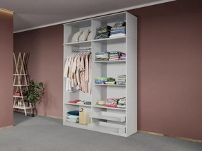 Set mobila dormitor 4 piese Alb Levi C24