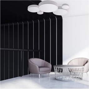 Plafonieră de exterior cu senzor CLEO 2xE27/24W/230V d. 30 cm albă IP54