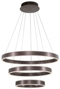 Lustra LED dimabila design modern 80cm Nador III Coffee