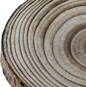 Platou Paulownia din lemn natur 20x2.5 cm
