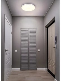 Globo 41566-20W - Plafonieră LED NIELSEN LED/20W/230V 4000K Ø 30 cm alb